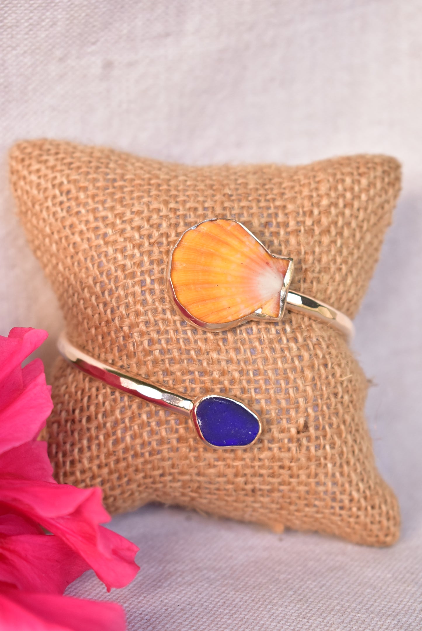Sunrise X Seaglass cuff