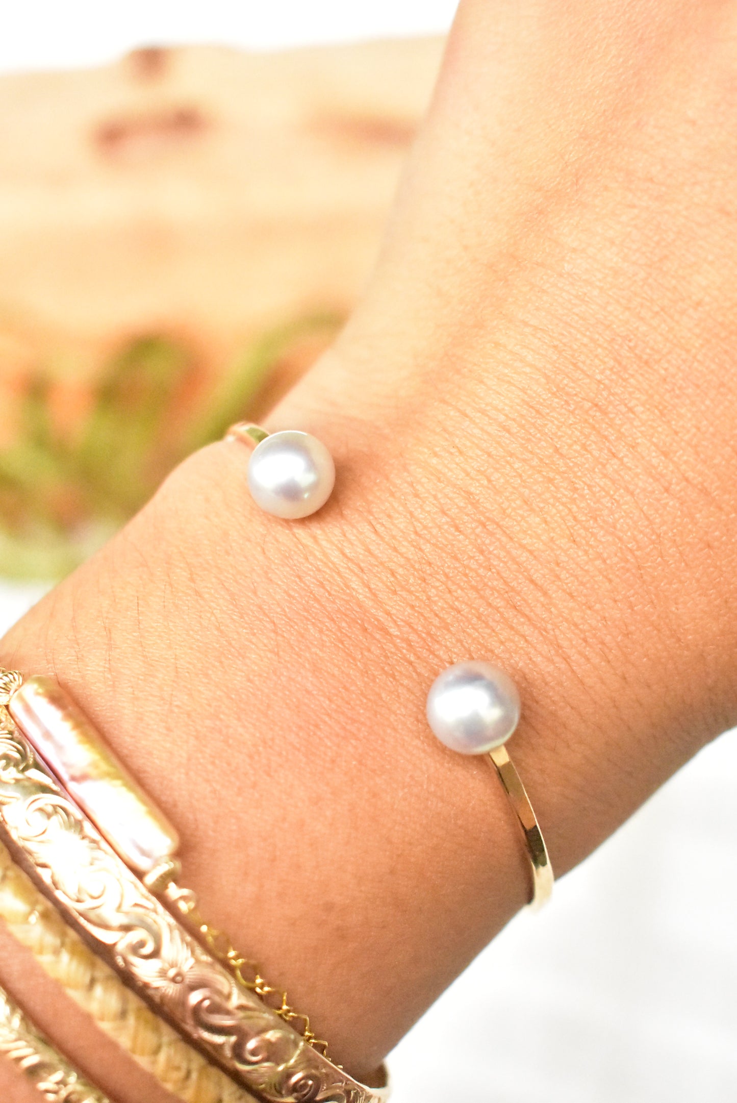 light blue south sea cuff