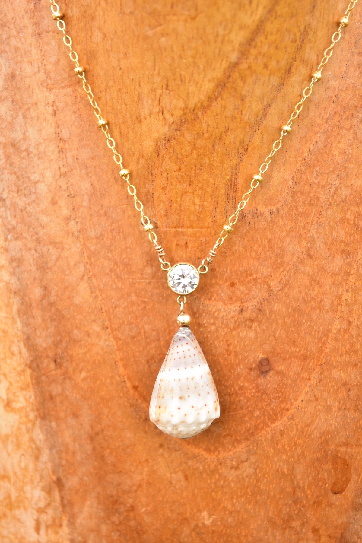 Cone shell necklace
