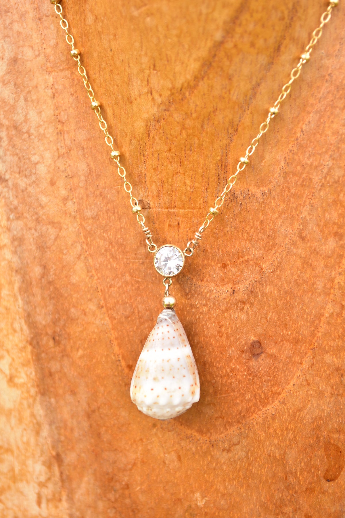 Cone shell necklace