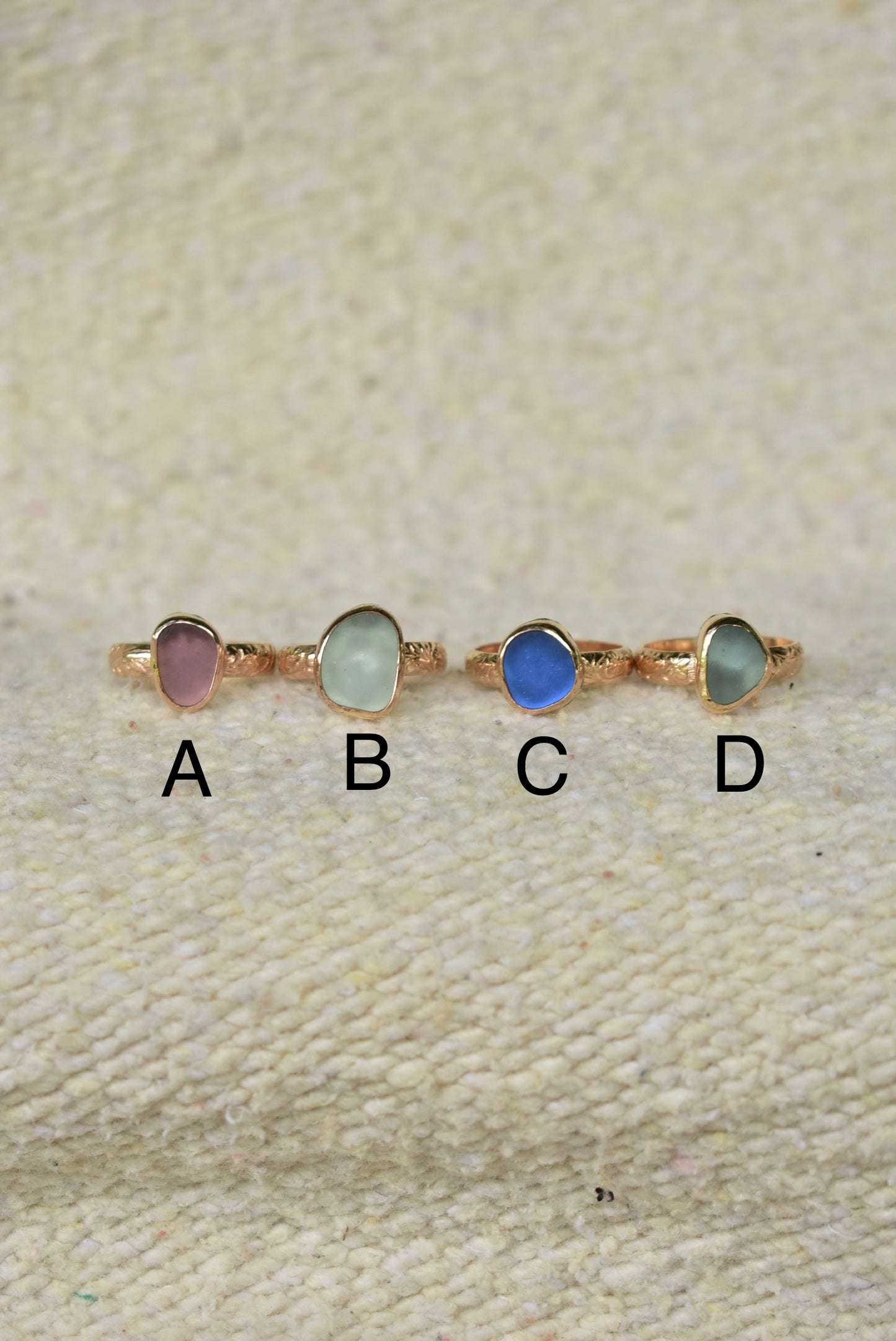 Heirloom Seaglass ring
