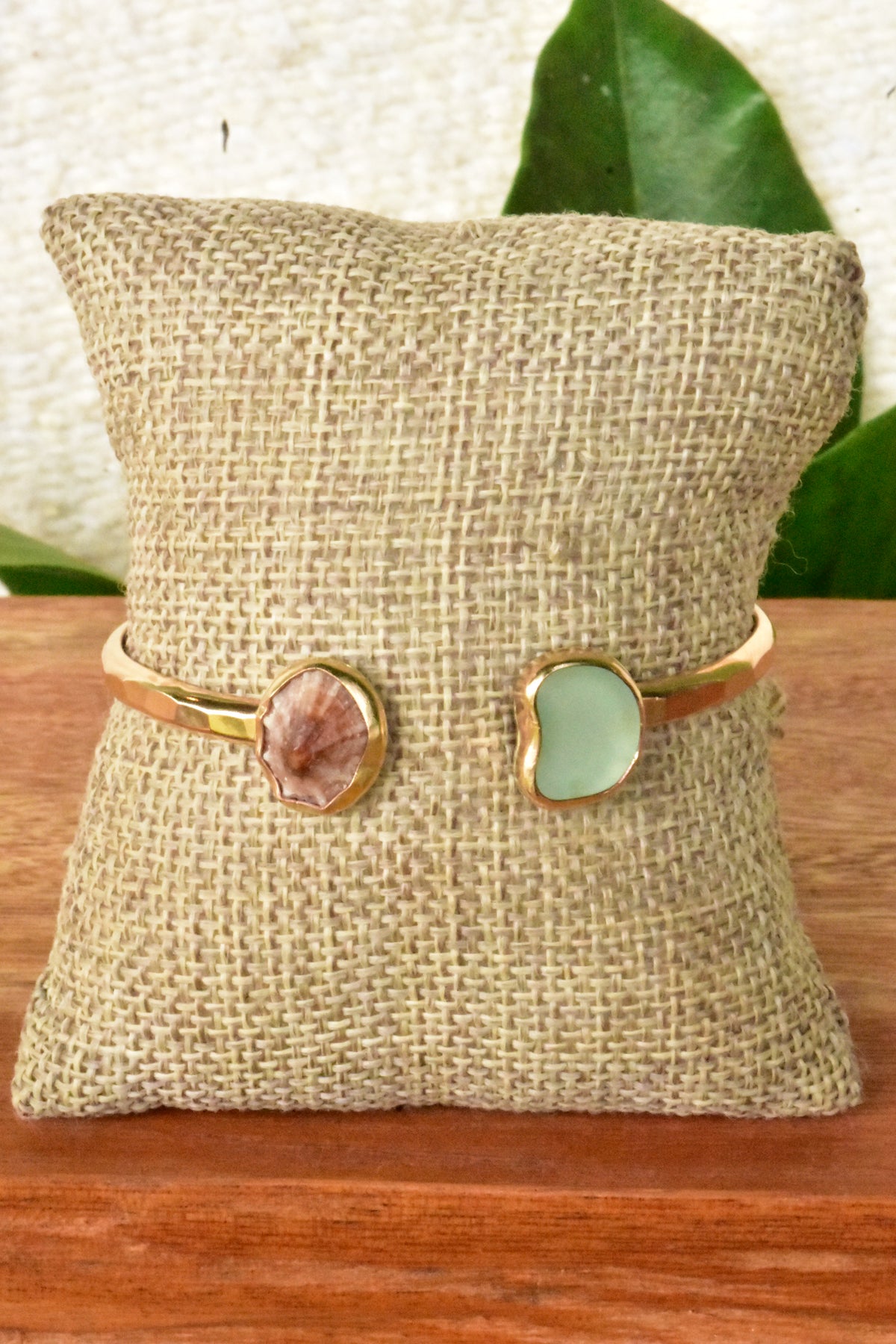 Opihi Seaglass cuff