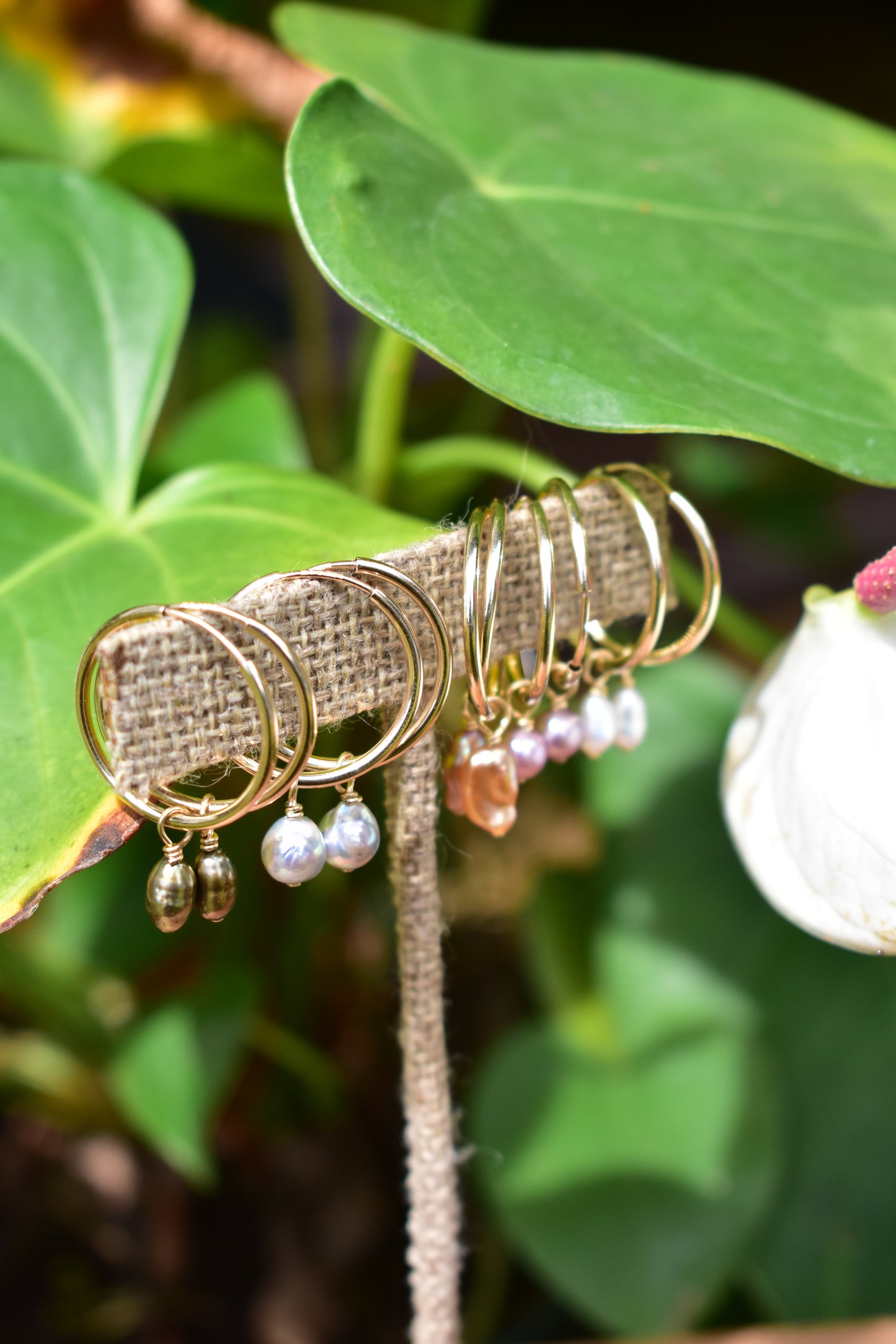 Endless charm hoops