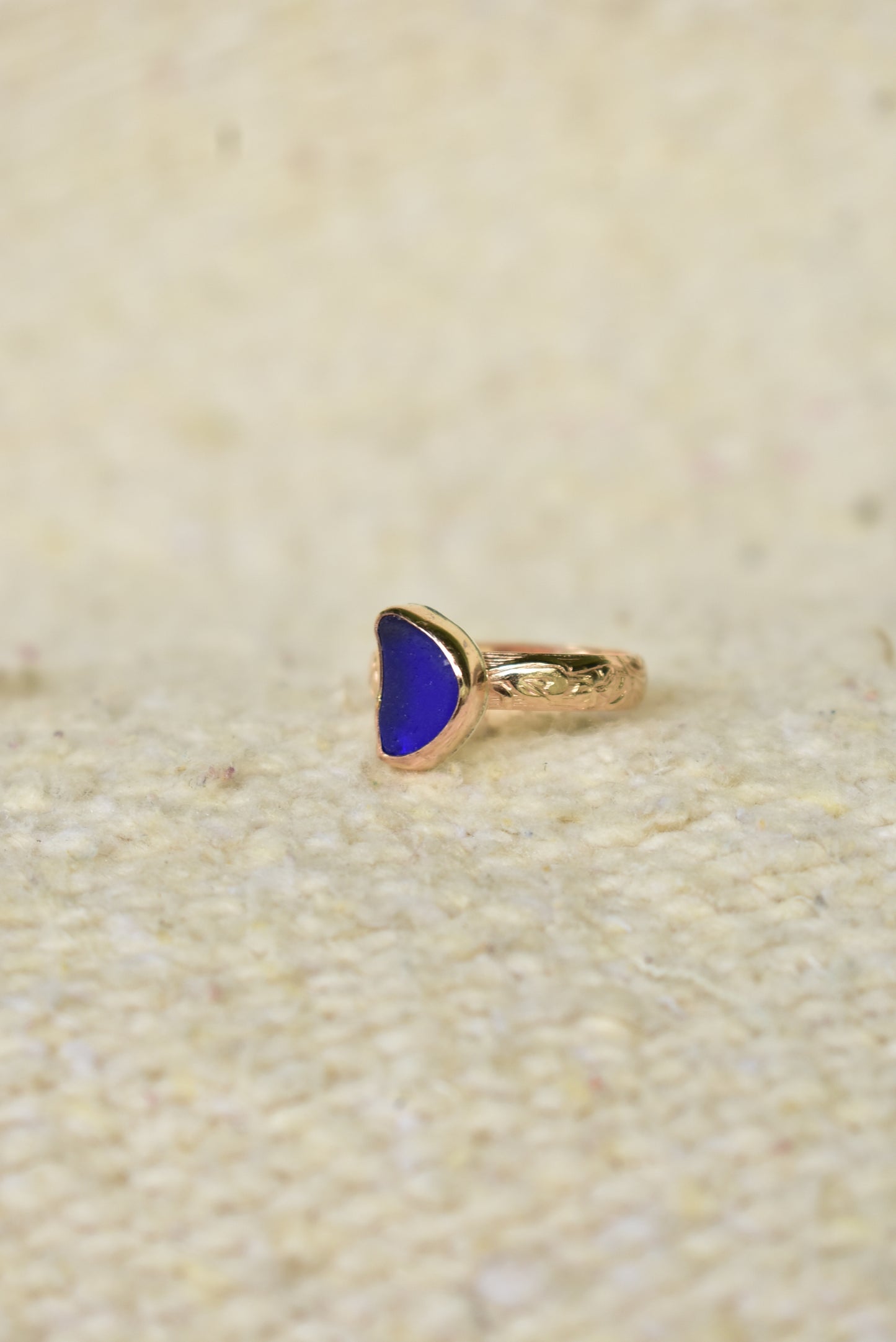 Heirloom sea glass ring