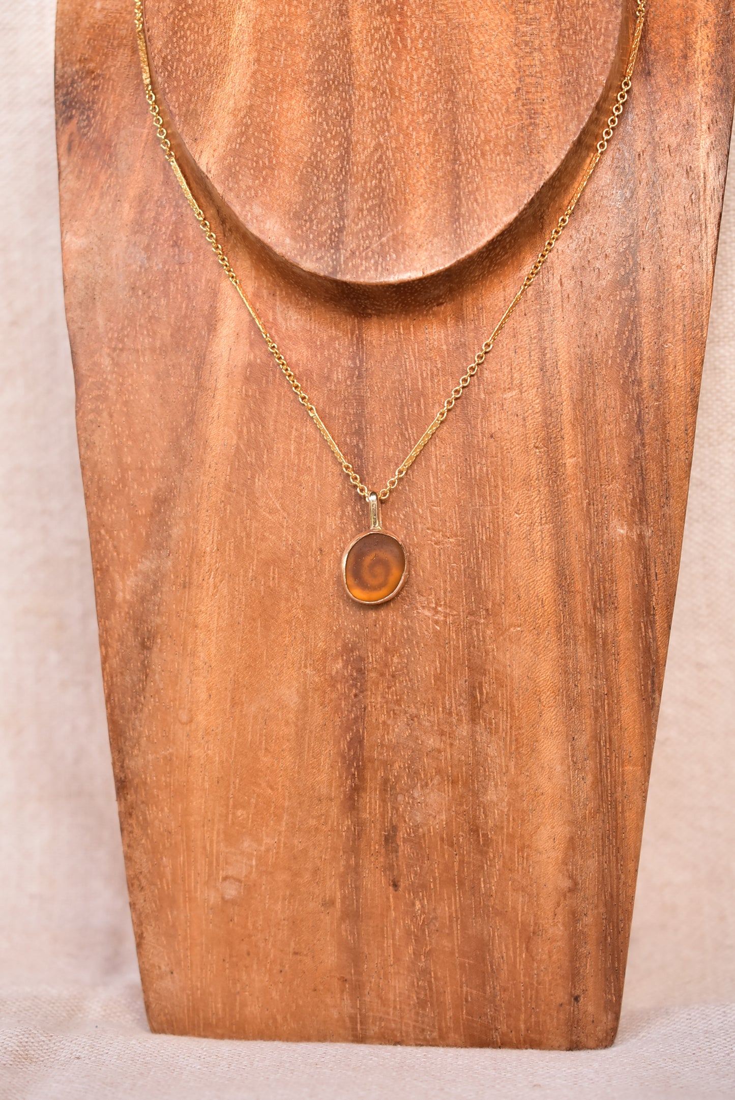 Seaglass swirl necklace