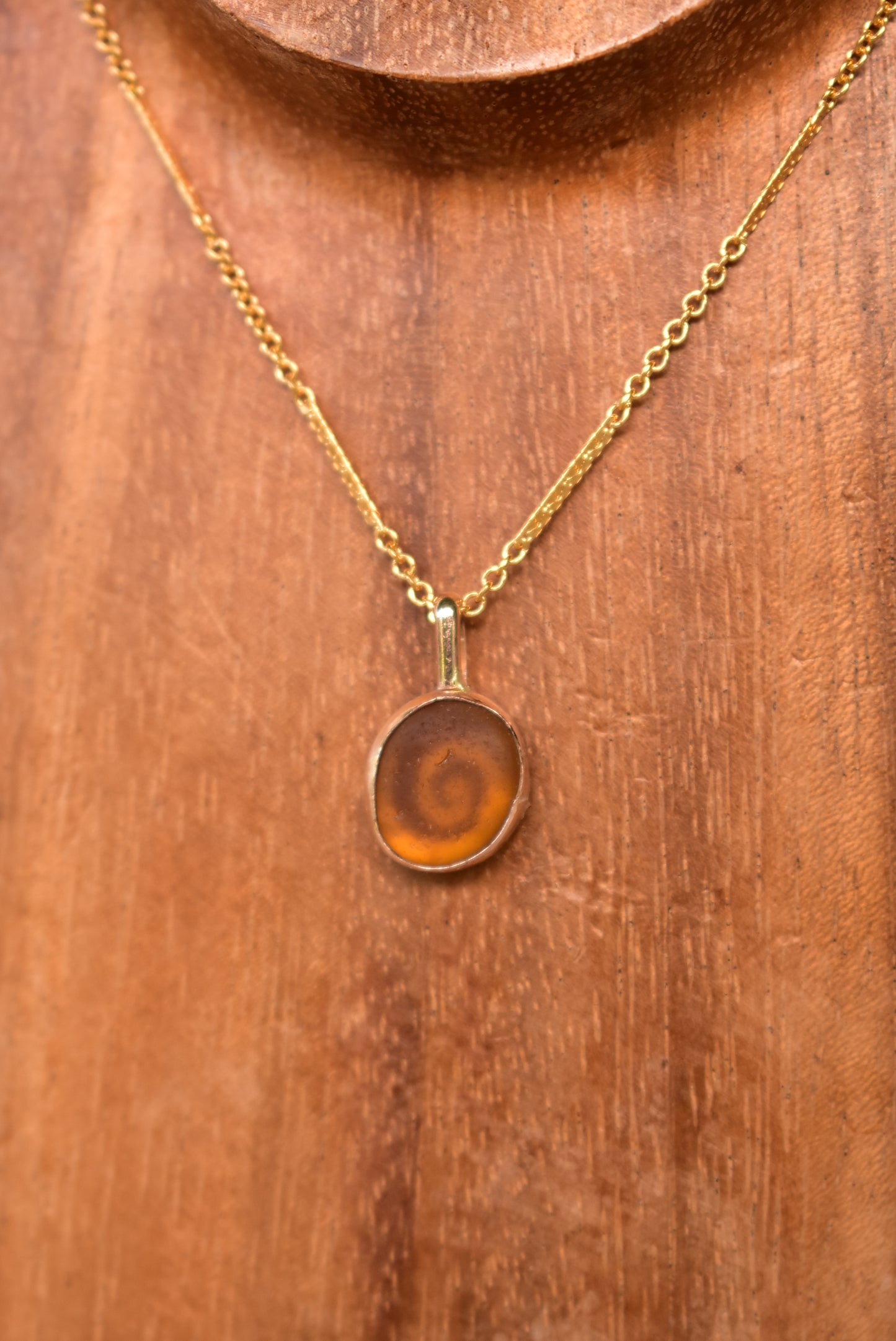 Seaglass swirl necklace