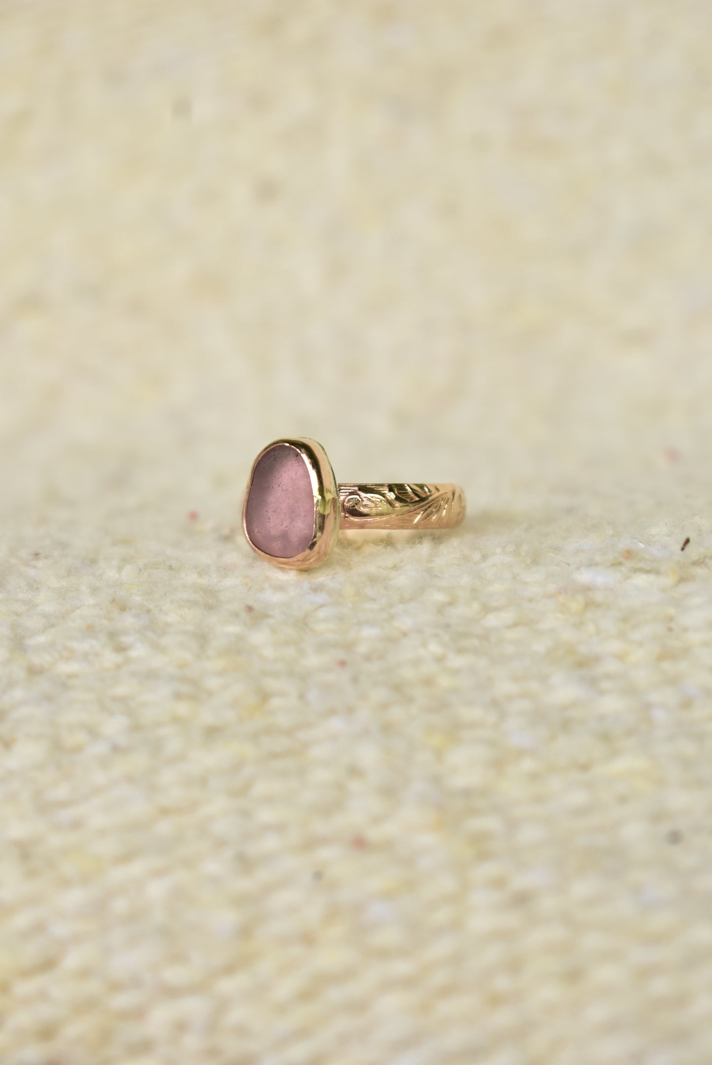 Heirloom Seaglass ring