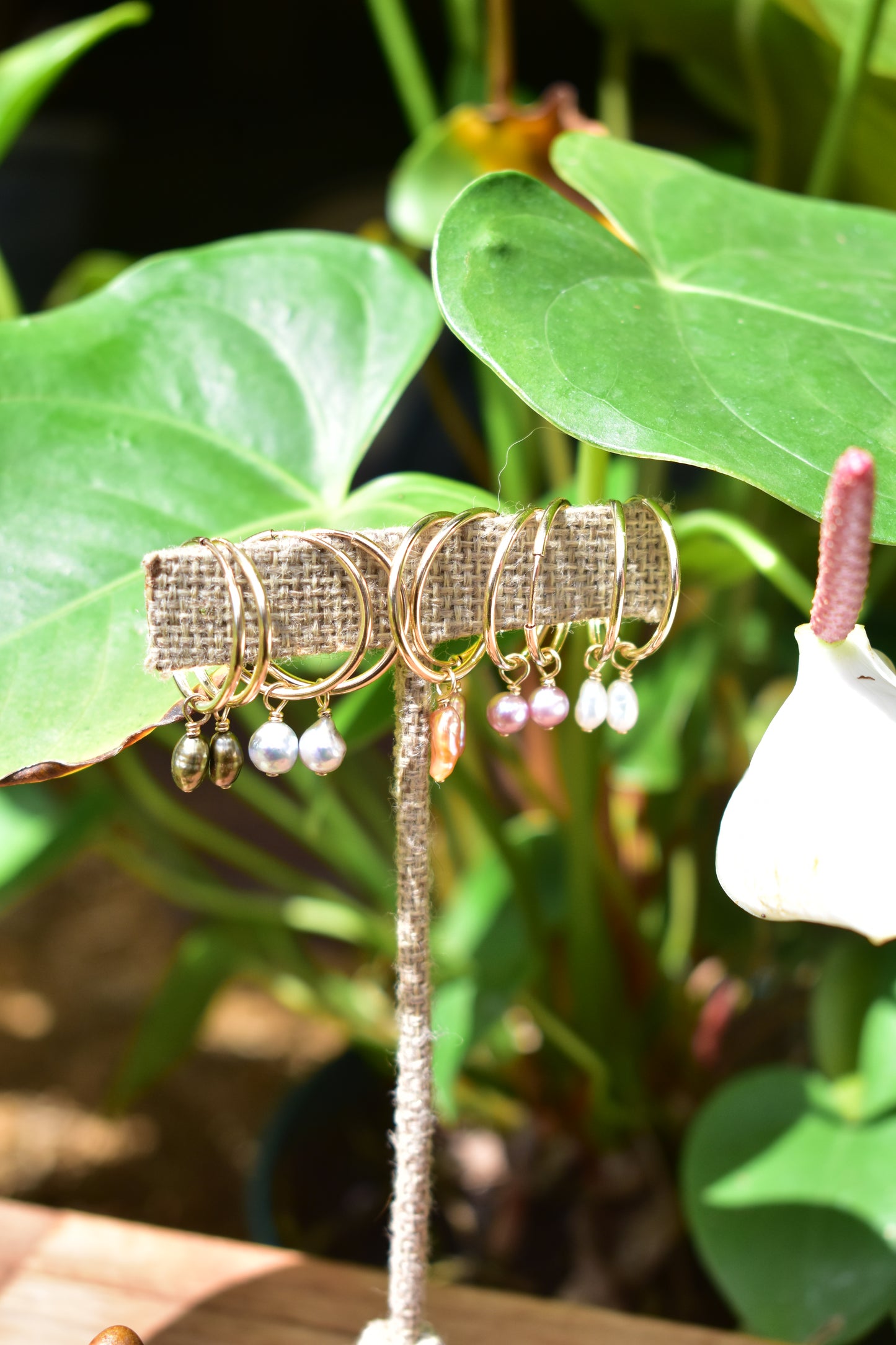 Endless charm hoops