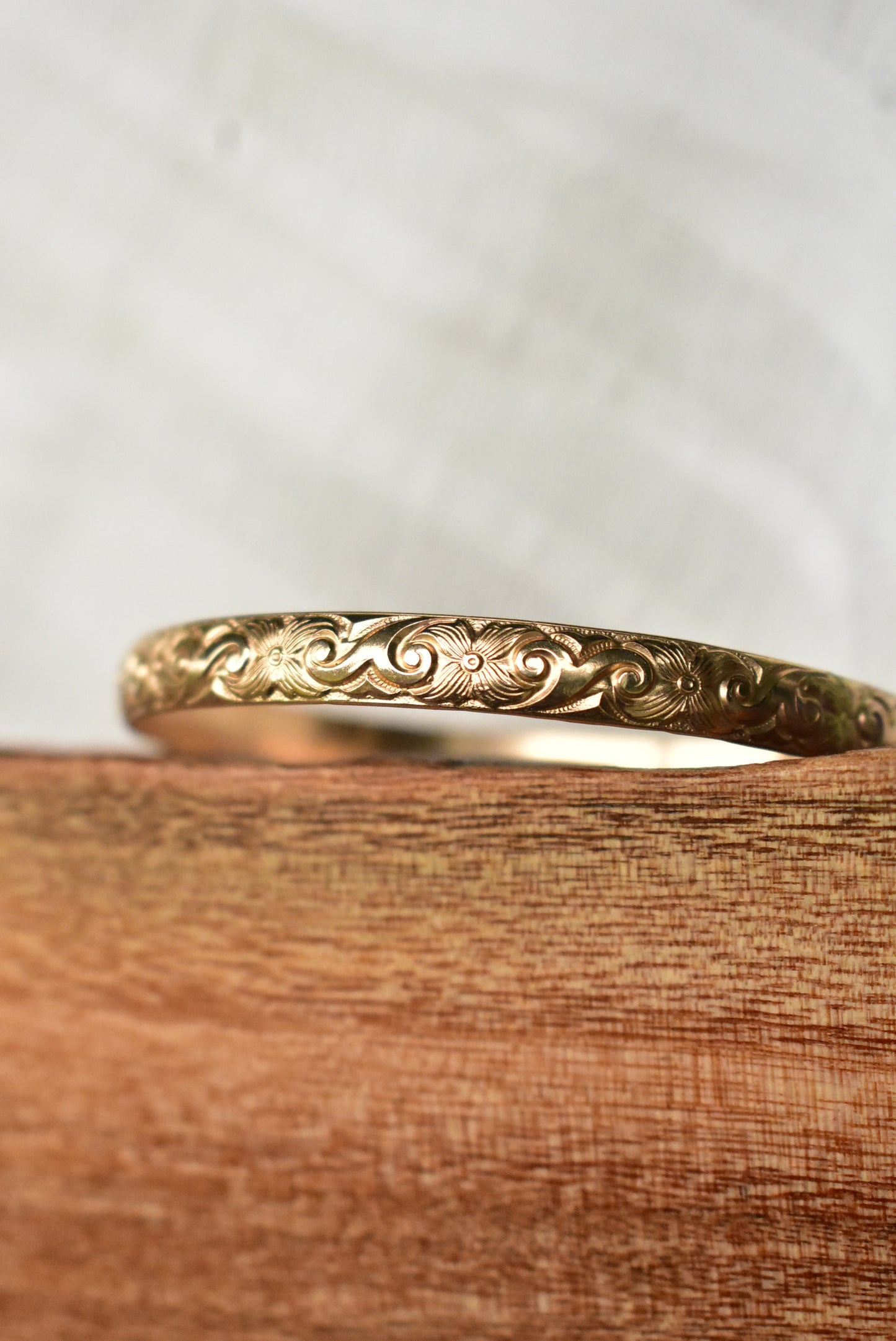 Thick heirloom bangle