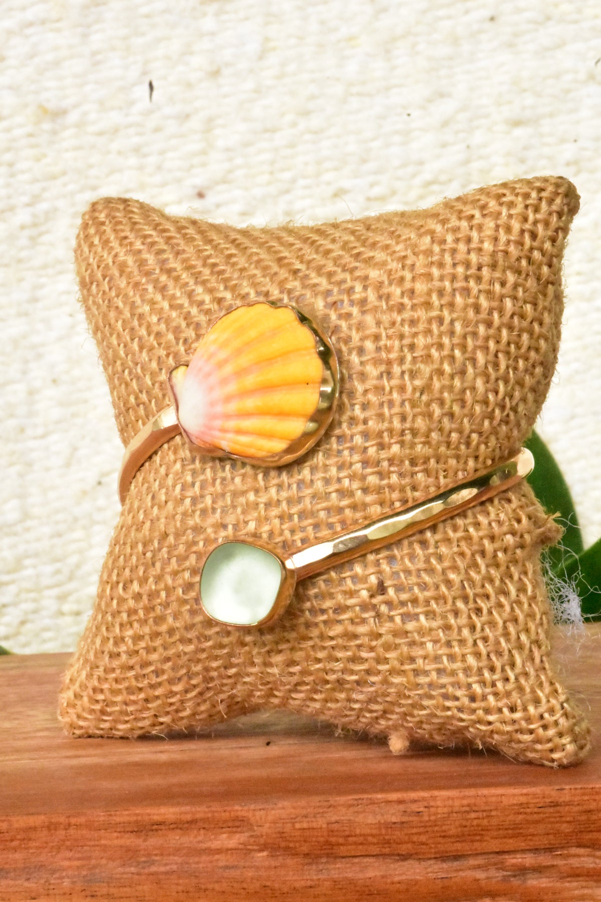 Sunrise seaglass twisted cuff