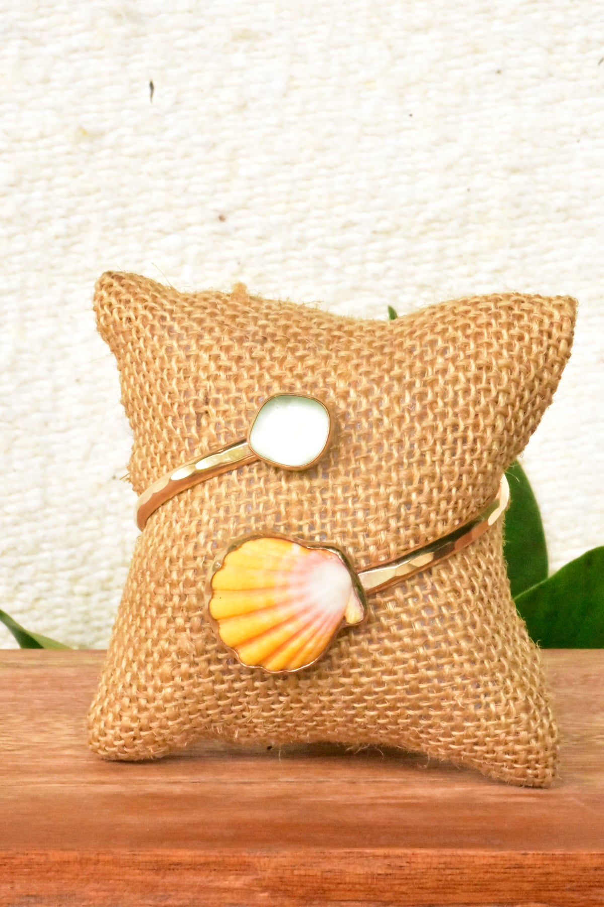 Sunrise seaglass twisted cuff