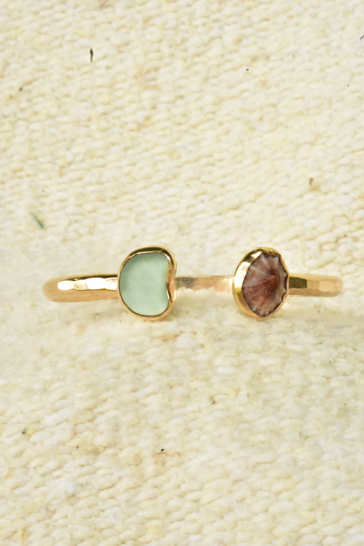Opihi Seaglass cuff