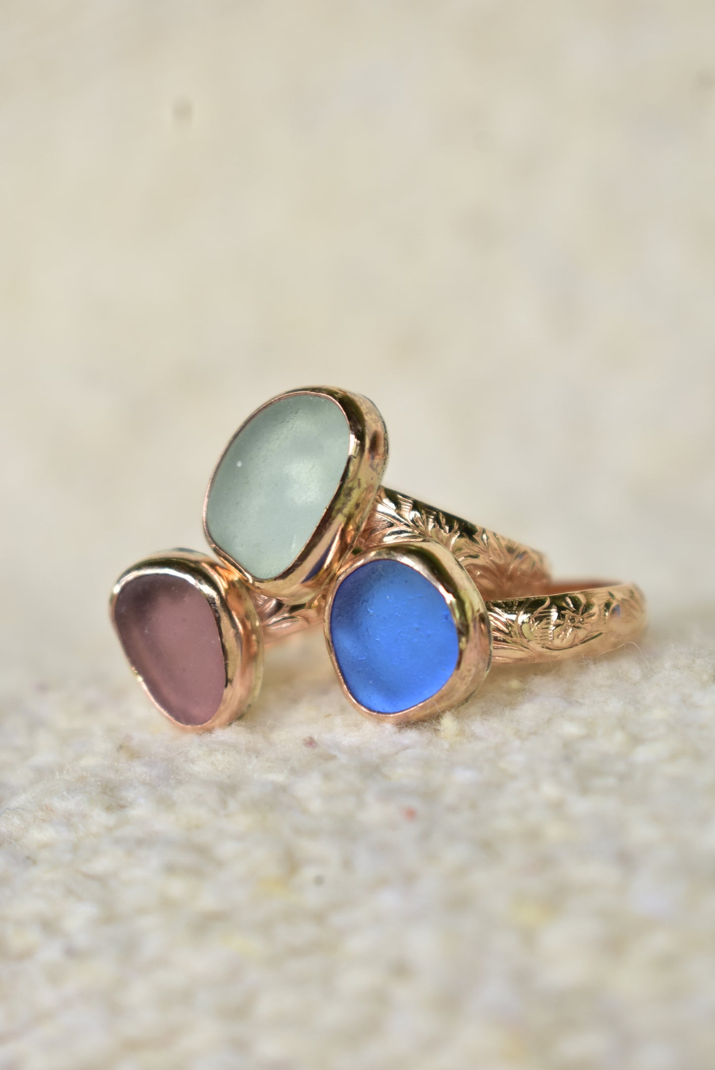Heirloom Seaglass ring