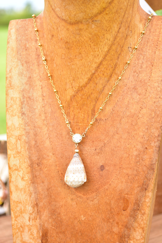 Cone shell necklace