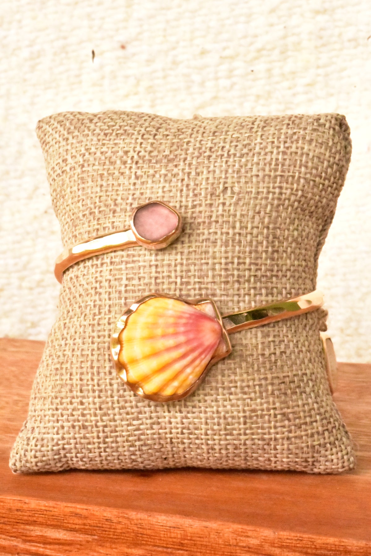Sunrise seaglass twisted cuff