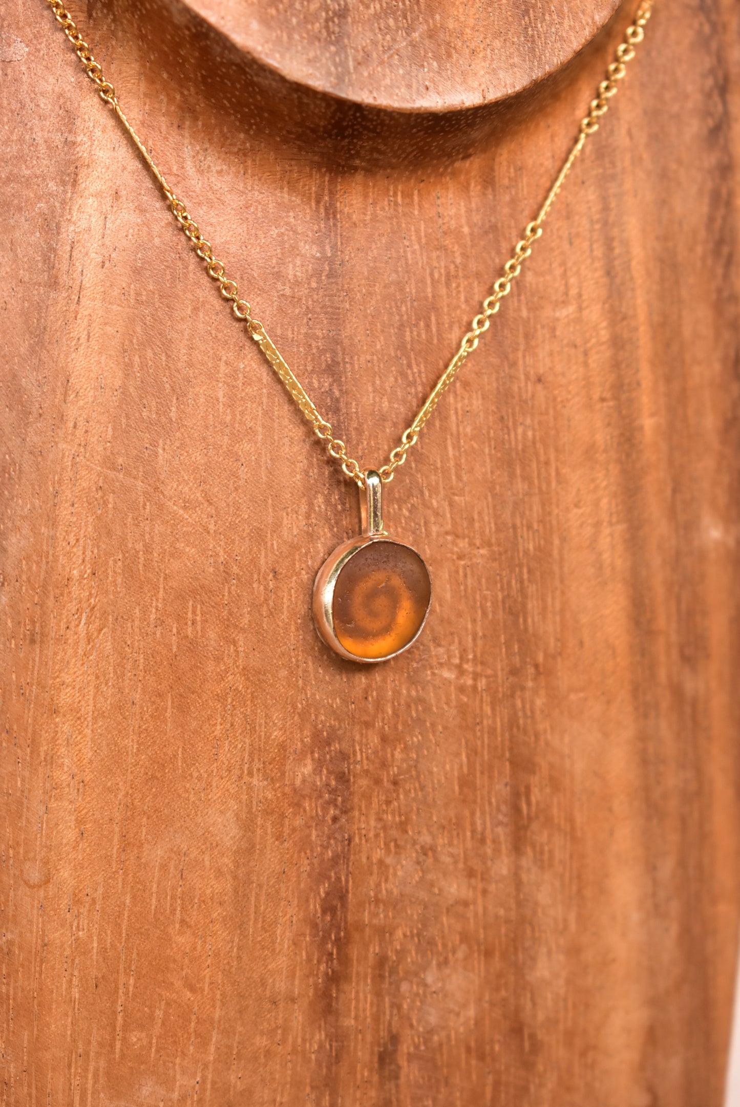 Seaglass swirl necklace