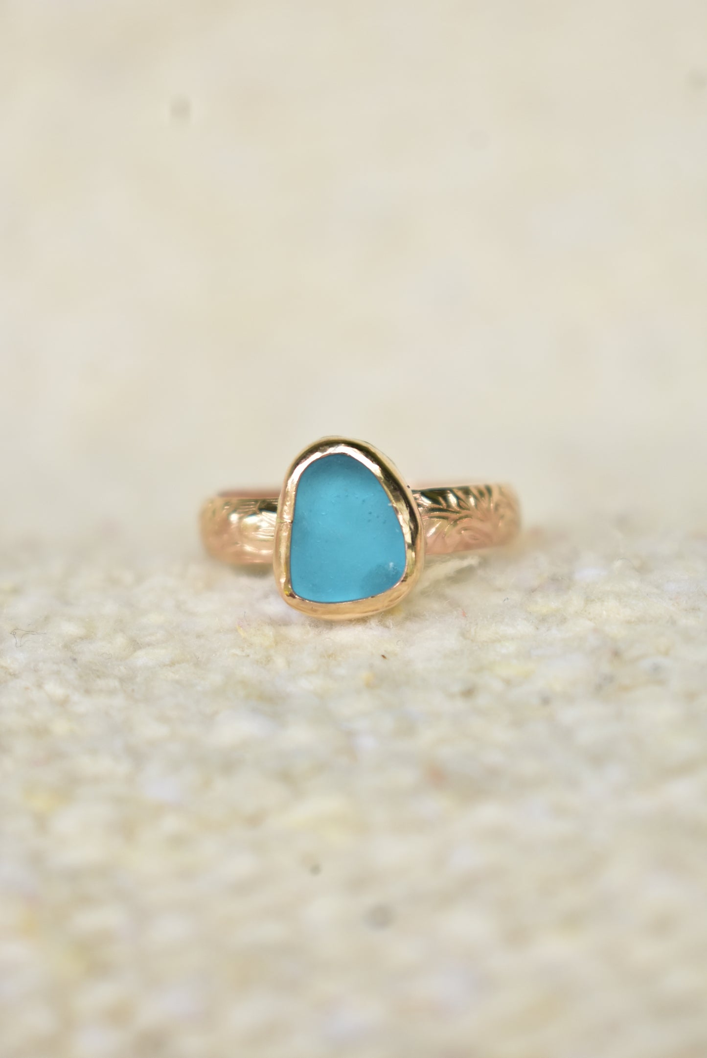 Heirloom sea glass ring