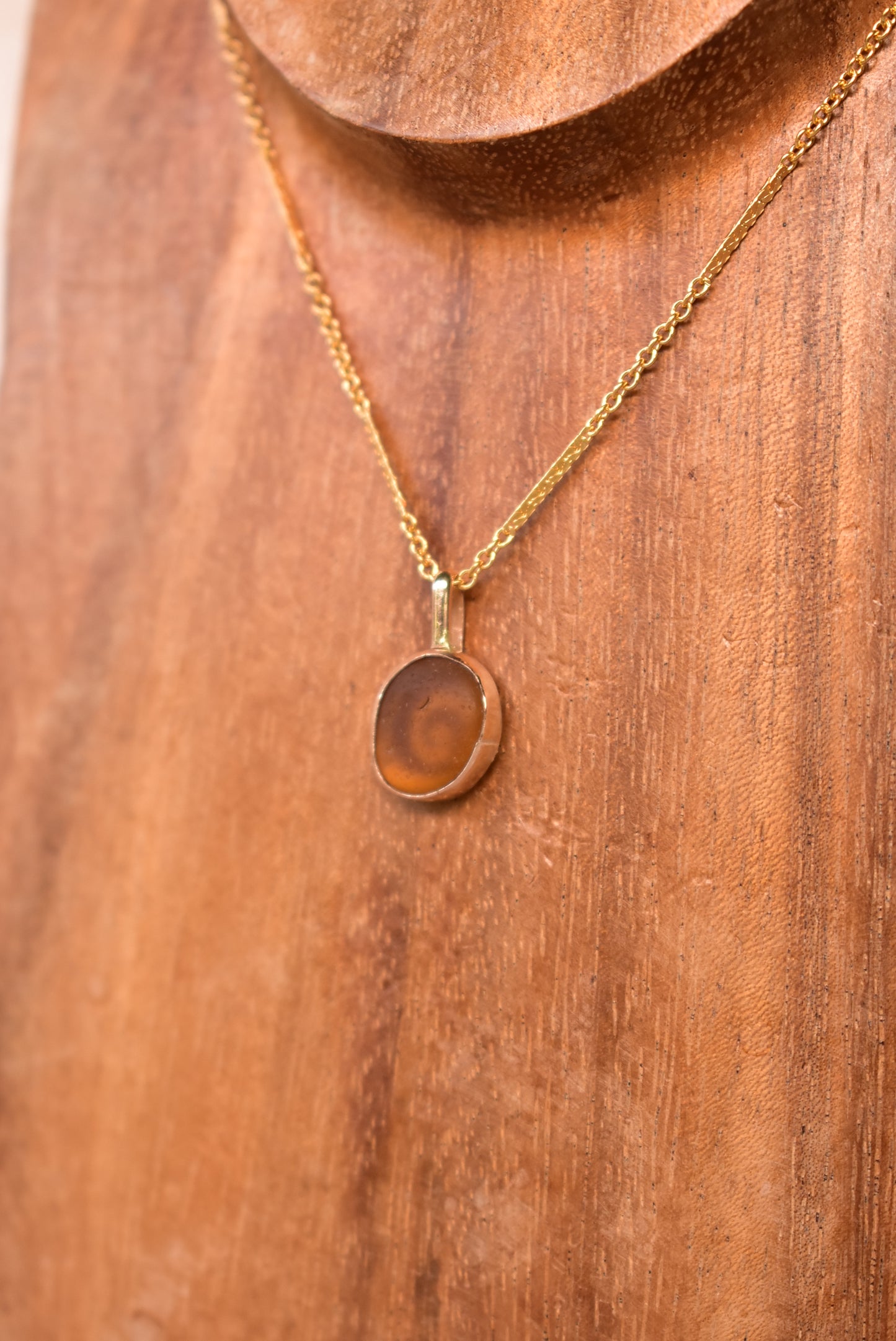 Seaglass swirl necklace
