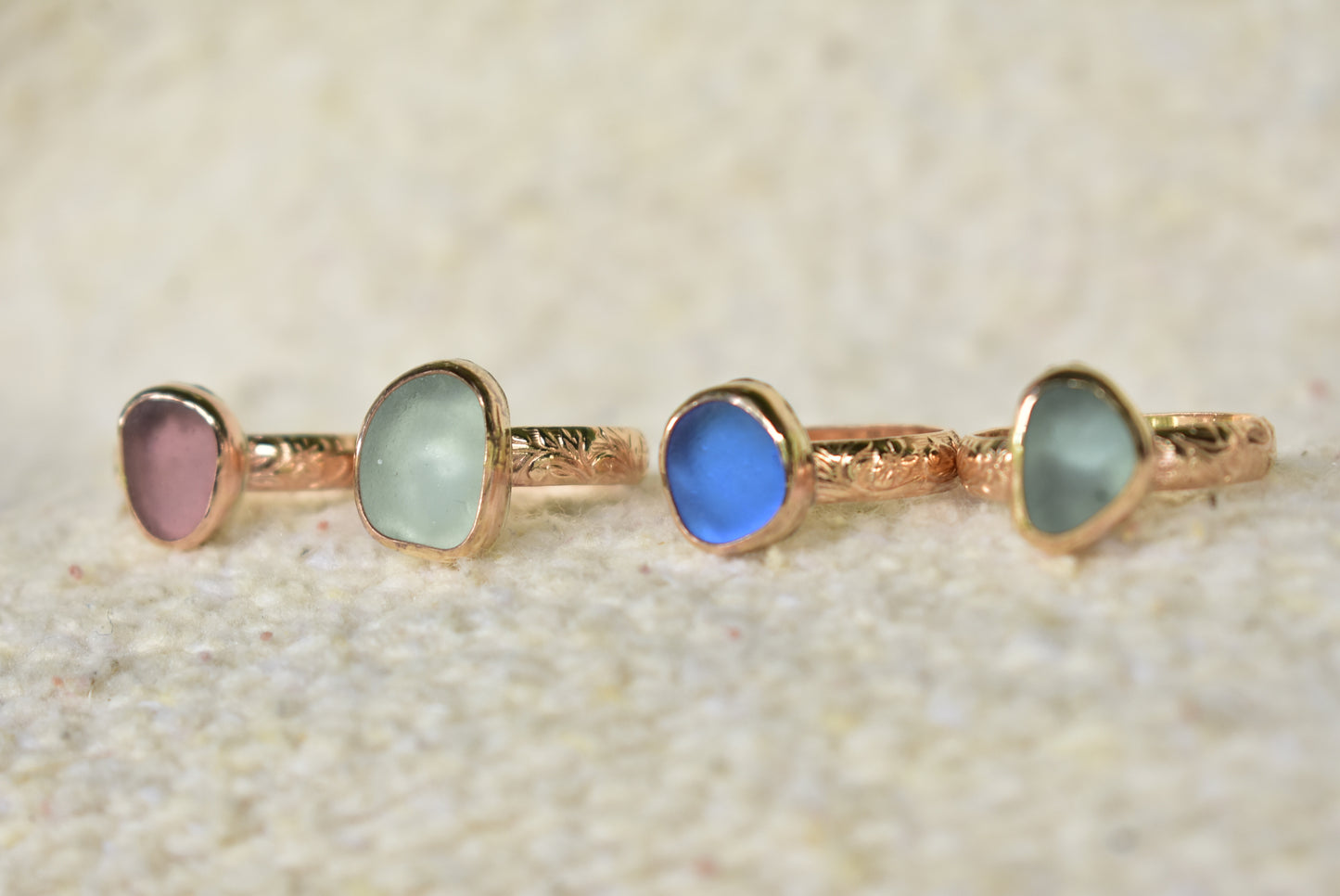 Heirloom Seaglass ring
