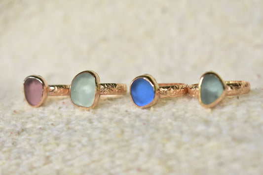 Heirloom Seaglass ring