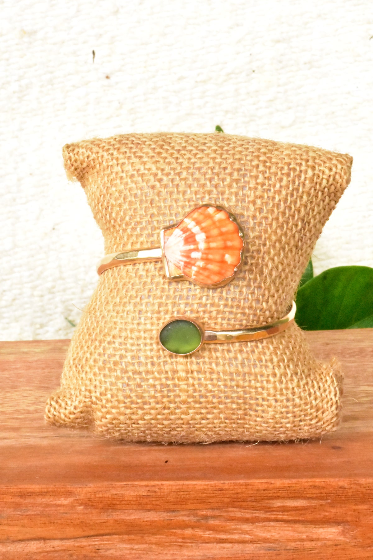 Sunrise seaglass twisted cuff