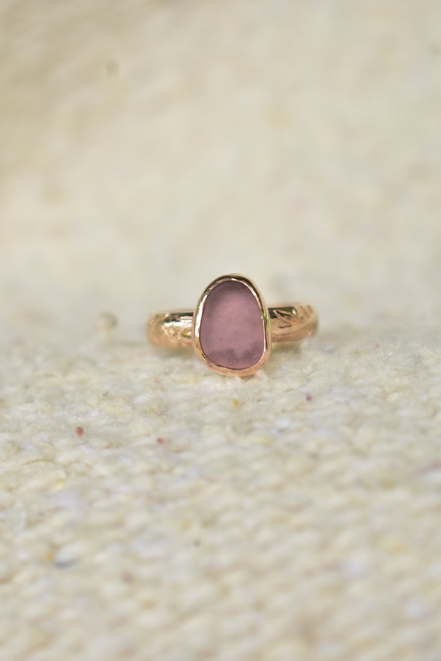 Heirloom Seaglass ring