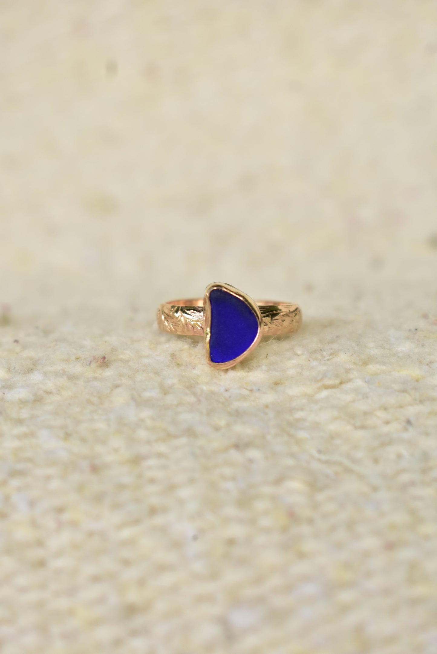 Heirloom sea glass ring