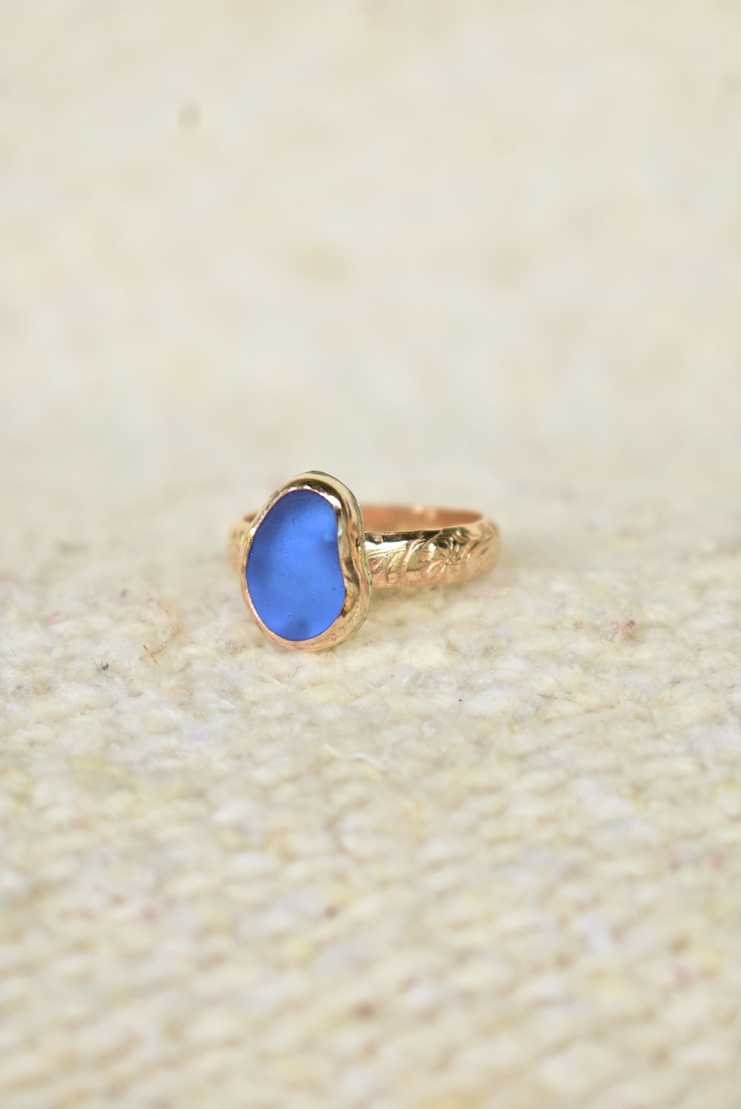 Heirloom sea glass ring
