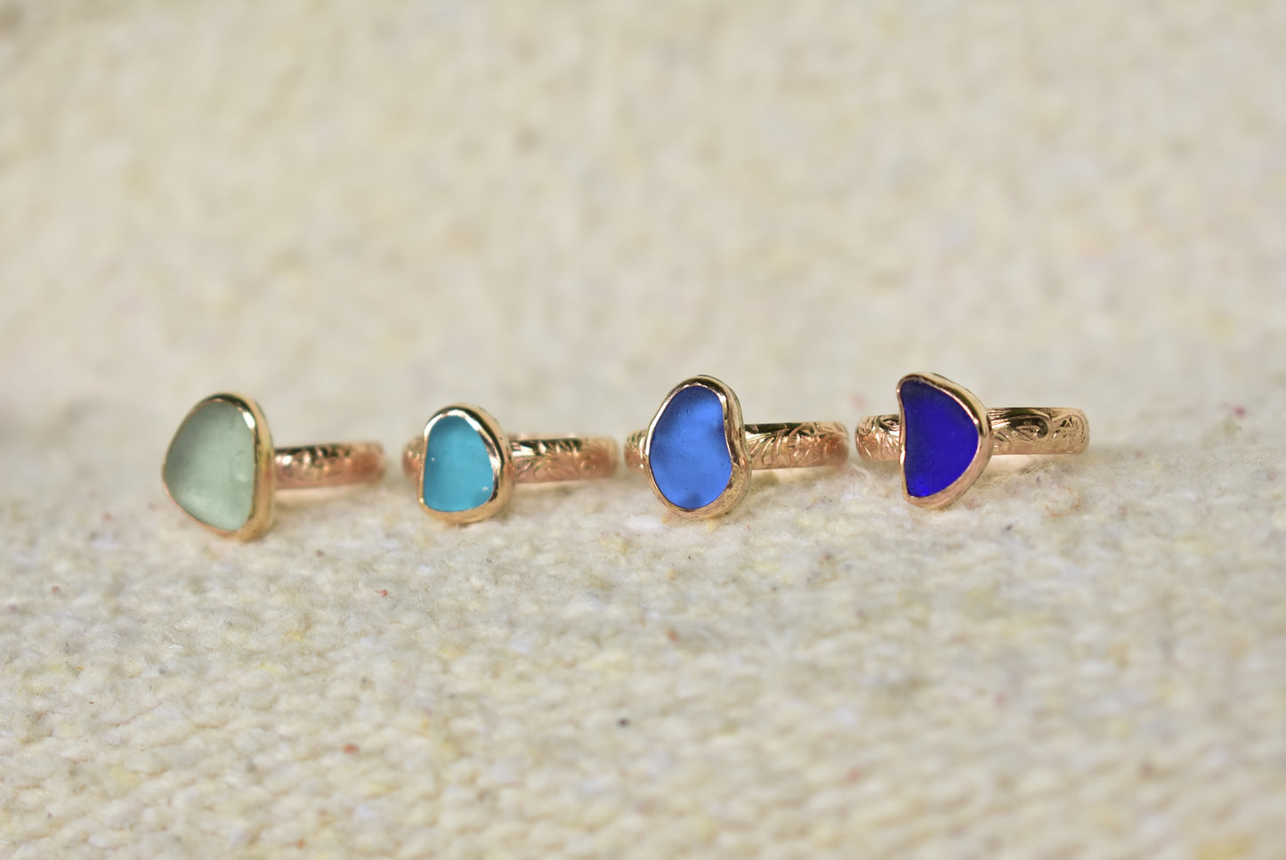 Heirloom sea glass ring