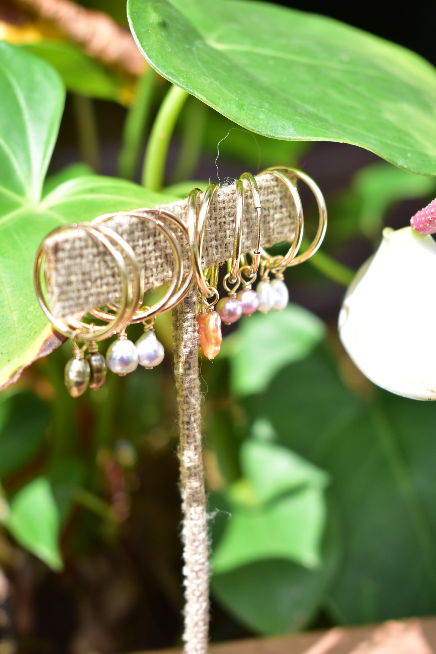 Endless charm hoops