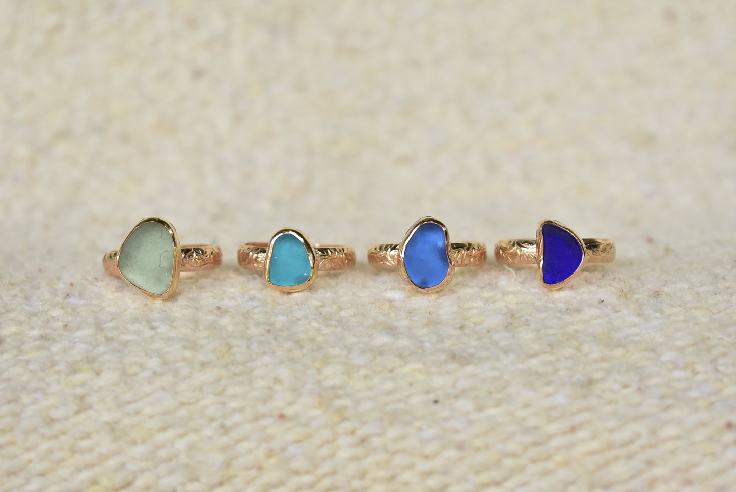 Heirloom sea glass ring