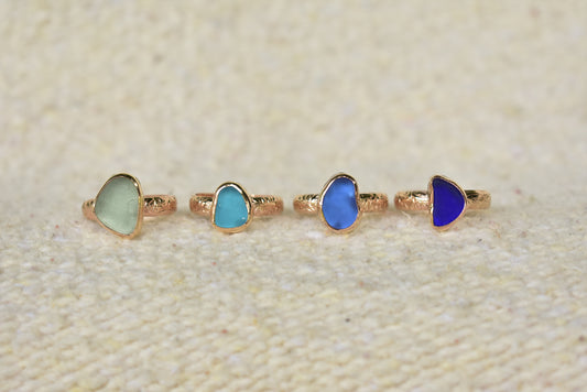 Heirloom sea glass ring