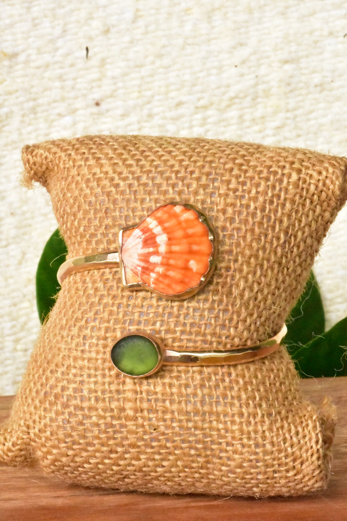 Sunrise seaglass twisted cuff