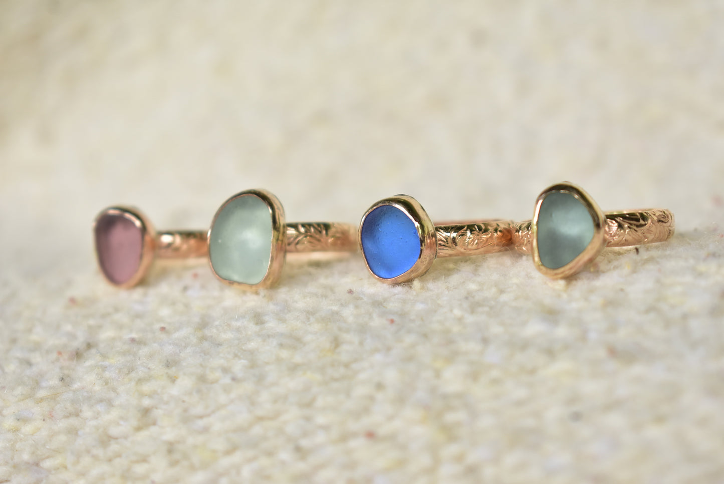 Heirloom Seaglass ring