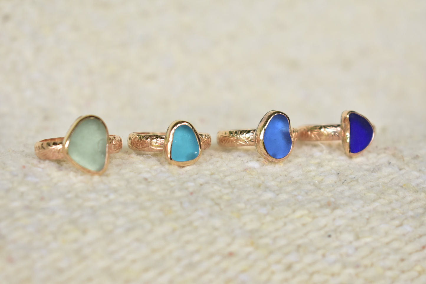 Heirloom sea glass ring